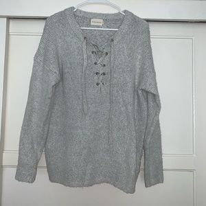 Crisscross sweater